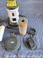 MaxSold Auction: Portable Bluetooth Speaker with Power Tower, USB Charger & Cables - King (Ontario, Canada) SELLER MANAGED Moving Online Auction - Wells Orchard Crescent