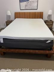 MaxSold Auction: Queen bed and memory foam mattress and pillow topper  - King (Ontario, Canada) SELLER MANAGED Moving Online Auction - Wells Orchard Crescent