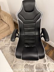 MaxSold Auction: X Rocker Black PU Leather Gaming Chair with Armrests - King (Ontario, Canada) SELLER MANAGED Moving Online Auction - Wells Orchard Crescent