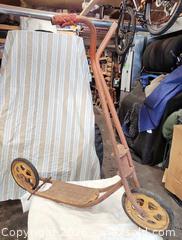 MaxSold Auction: Antique Childs scooter - Delta (Ontario, Canada) SELLER MANAGED Downsizing Online Auction - King Street (STORAGE)