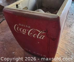 MaxSold Auction: Antique Coke cooler - Delta (Ontario, Canada) SELLER MANAGED Downsizing Online Auction - King Street (STORAGE)
