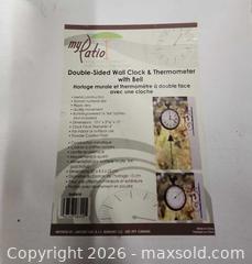 MaxSold Auction: Outdoor thermometer and clock - Delta (Ontario, Canada) SELLER MANAGED Downsizing Online Auction - King Street (STORAGE)