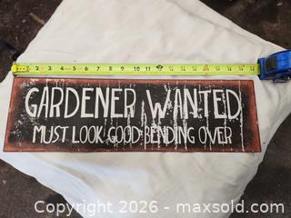 MaxSold Auction: Tin Signs - Delta (Ontario, Canada) SELLER MANAGED Downsizing Online Auction - King Street (STORAGE)