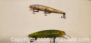 MaxSold Auction: 2 LARGE FISHING LURES  SWIM BAIT - Rockaway (New Jersey, USA) SELLER MANAGED Downsizing Online Auction - Miami Trail