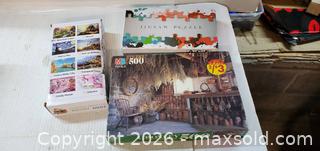 MaxSold Auction: (3) Assorted Puzzles in Box - Rockaway (New Jersey, USA) SELLER MANAGED Downsizing Online Auction - Miami Trail