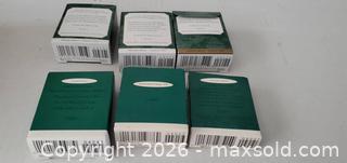 MaxSold Auction: (6) HALLMARK CHRISTMAS OPNAMENTS - GREEN BOXES - Rockaway (New Jersey, USA) SELLER MANAGED Downsizing Online Auction - Miami Trail