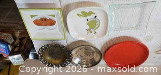MaxSold Auction: 6 METAL & CERAMIC SERVING DISHES - Rockaway (New Jersey, USA) SELLER MANAGED Downsizing Online Auction - Miami Trail