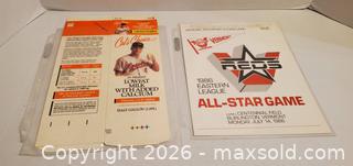 MaxSold Auction: ALL STAR BROCHURE & CAL RIPKEN MILK CONTAINER COLLECTIBLE  - Rockaway (New Jersey, USA) SELLER MANAGED Downsizing Online Auction - Miami Trail