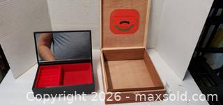 MaxSold Auction: BLACK ASIAN JEWELRY BOX & CIGAR BOX  - Rockaway (New Jersey, USA) SELLER MANAGED Downsizing Online Auction - Miami Trail
