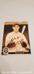 MaxSold Auction: MELVIN THOMAS OTT - MLB BASEBALL COLLECTIBLE LARGE CARD  - Rockaway (New Jersey, USA) SELLER MANAGED Downsizing Online Auction - Miami Trail