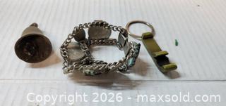 MaxSold Auction: METAL ITEMS - JEWELRY BELL & BRACELET - Rockaway (New Jersey, USA) SELLER MANAGED Downsizing Online Auction - Miami Trail