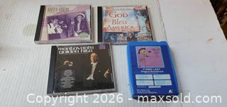 MaxSold Auction: MUSIC CDS & (1) 8 TRACK TAPE  - Rockaway (New Jersey, USA) SELLER MANAGED Downsizing Online Auction - Miami Trail