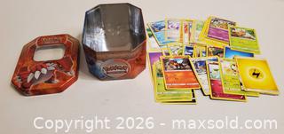 MaxSold Auction: POKEMON CARDS IN COLLECTOR TIN  - Rockaway (New Jersey, USA) SELLER MANAGED Downsizing Online Auction - Miami Trail