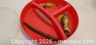 MaxSold Auction: RED CARRETTA COINTAINER OF FISHING TACKLE LURES  - Rockaway (New Jersey, USA) SELLER MANAGED Downsizing Online Auction - Miami Trail