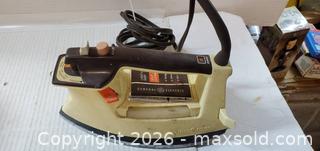 MaxSold Auction: TAN GENERAL ELECTRIC IRON   - Rockaway (New Jersey, USA) SELLER MANAGED Downsizing Online Auction - Miami Trail