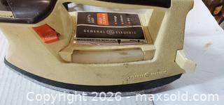 MaxSold Auction: TAN GENERAL ELECTRIC IRON   - Rockaway (New Jersey, USA) SELLER MANAGED Downsizing Online Auction - Miami Trail