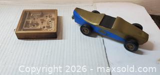 MaxSold Auction: WOODEN GAME & STOCK CAR RACER  - Rockaway (New Jersey, USA) SELLER MANAGED Downsizing Online Auction - Miami Trail