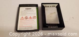 MaxSold Auction: ZIPPO LIGHTER IN CASE  - Rockaway (New Jersey, USA) SELLER MANAGED Downsizing Online Auction - Miami Trail