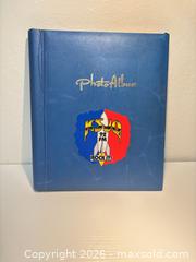 MaxSold Auction: Blue Spiral-Bound Faux Leather Photo Album - San Jose (California, USA) SELLER MANAGED Downsizing Online Auction -  Topaz Avenue (STORAGE)