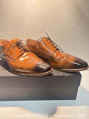 MaxSold Auction: Giovacchini Leather Dress Shoes, Size 9.5 D, Made in Italy hand made - San Jose (California, USA) SELLER MANAGED Downsizing Online Auction -  Topaz Avenue (STORAGE)