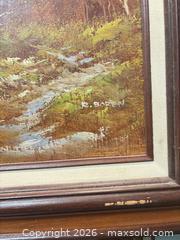 MaxSold Auction: R. Boren Oil on Canvas Landscape Framed Painting, Large - San Jose (California, USA) SELLER MANAGED Downsizing Online Auction -  Topaz Avenue (STORAGE)
