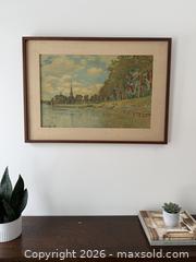 MaxSold Auction: Claude Monet Framed Print of "Zaandam" - Mississauga (Ontario, Canada) SELLER MANAGED Estate Sale Online Auction - Lakeside Avenue