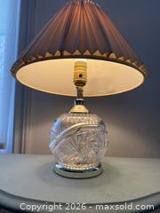 MaxSold Auction: Crystal Lamp with Shade - Mississauga (Ontario, Canada) SELLER MANAGED Estate Sale Online Auction - Lakeside Avenue