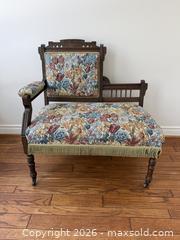 MaxSold Auction: Embroidered Settee - Mississauga (Ontario, Canada) SELLER MANAGED Estate Sale Online Auction - Lakeside Avenue