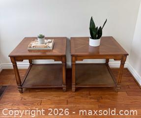 MaxSold Auction: Set of Sofa End Tables - Mississauga (Ontario, Canada) SELLER MANAGED Estate Sale Online Auction - Lakeside Avenue