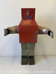 MaxSold Auction: 2 Feet Tall Folk Art Tin Robot 1960's Lachute Quebec Automotive Store Display - Toronto (Ontario, Canada) PARTNER MANAGED Reseller Online Auction - Railside Road