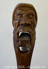 MaxSold Auction: Antique Carved Wood German Black Forest Gnarly Gnome Nutcracker Working - Toronto (Ontario, Canada) PARTNER MANAGED Reseller Online Auction - Railside Road