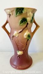 MaxSold Auction: Antique Roseville Pottery Pink-Hued Snowberry Twin-Handled Vase  - Toronto (Ontario, Canada) PARTNER MANAGED Reseller Online Auction - Railside Road