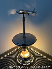 MaxSold Auction: Art Deco Era Chrome Airplane Table Illuminated Base and Fuselage Working  - Toronto (Ontario, Canada) PARTNER MANAGED Reseller Online Auction - Railside Road
