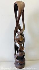 MaxSold Auction: Carved Wood African Makonde Grotesque Head Sculpture - Toronto (Ontario, Canada) PARTNER MANAGED Reseller Online Auction - Railside Road