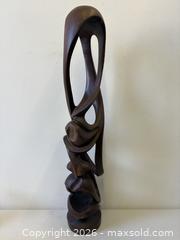 MaxSold Auction: Carved Wood African Makonde Grotesque Head Sculpture - Toronto (Ontario, Canada) PARTNER MANAGED Reseller Online Auction - Railside Road