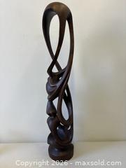 MaxSold Auction: Carved Wood African Makonde Grotesque Head Sculpture - Toronto (Ontario, Canada) PARTNER MANAGED Reseller Online Auction - Railside Road