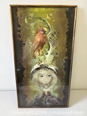 MaxSold Auction: Endre Szasz Vintage Framed Fantasy Litho "The Red Bird" - Toronto (Ontario, Canada) PARTNER MANAGED Reseller Online Auction - Railside Road