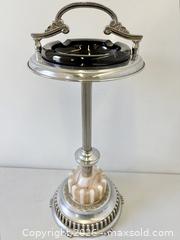 MaxSold Auction: Excellent Post Deco Chrome + Glass Floor Ashtray Stand - Toronto (Ontario, Canada) PARTNER MANAGED Reseller Online Auction - Railside Road