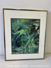 MaxSold Auction: Framed Abstract Oil Painting Artist Signed Lisa Pointer - Toronto (Ontario, Canada) PARTNER MANAGED Reseller Online Auction - Railside Road