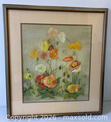MaxSold Auction: Framed Vibrant Impressionist Floral Still Life Oil Painting On Canvas Artist Signed Chris Culver La Jolla California Label - Toronto (Ontario, Canada) PARTNER MANAGED Reseller Online Auction - Railside Road