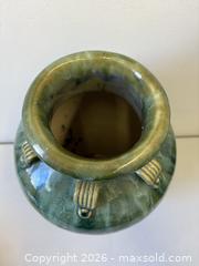MaxSold Auction: Large Chinese Martaban Textured Green-Hued Drip Glaze Floor Vase - Toronto (Ontario, Canada) PARTNER MANAGED Reseller Online Auction - Railside Road