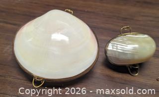 MaxSold Auction: Lovely Pair Polished Abalone Shell Trinket Boxes  - Toronto (Ontario, Canada) PARTNER MANAGED Reseller Online Auction - Railside Road