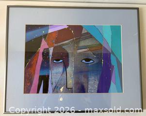 MaxSold Auction: Ojibway Artist Signed Dennis M Bruce Mixed Media Framed Aboriginal Painting "Looking Forward" - Toronto (Ontario, Canada) PARTNER MANAGED Reseller Online Auction - Railside Road