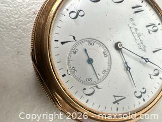MaxSold Auction: Lot of 2 Open-Face Mechanical Pocket Watches - San Jose (California, USA) SELLER MANAGED Estate Sale Online Auction -  E Humboldt