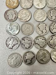MaxSold Auction: Lot of 36–40 United States Mercury Dimes, 90% Silver - San Jose (California, USA) SELLER MANAGED Estate Sale Online Auction -  E Humboldt