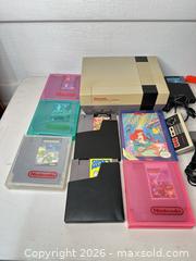 MaxSold Auction: Nintendo NES Console with 3+ Controllers - San Jose (California, USA) SELLER MANAGED Estate Sale Online Auction -  E Humboldt