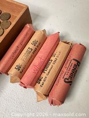 MaxSold Auction: Wheat Penny Coin Rolls — 50¢ per Roll - San Jose (California, USA) SELLER MANAGED Estate Sale Online Auction -  E Humboldt