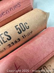 MaxSold Auction: Wheat Penny Coin Rolls — 50¢ per Roll - San Jose (California, USA) SELLER MANAGED Estate Sale Online Auction -  E Humboldt