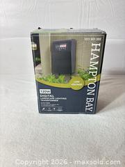 MaxSold Auction: Hampton Bay 120W Low Voltage Landscape Lighting Transformer - Sunnyvale (California, USA) SELLER MANAGED Reseller Online Auction - Reseda Drive