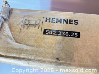 MaxSold Auction: IKEA HEMNES Coffee Table / Small Table 83 cm - Sunnyvale (California, USA) SELLER MANAGED Reseller Online Auction - Reseda Drive